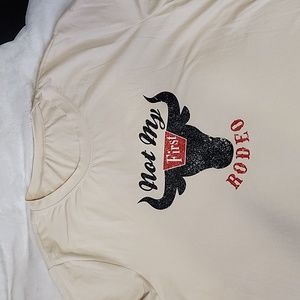 "NOT my First Rodeo" Tee NWT